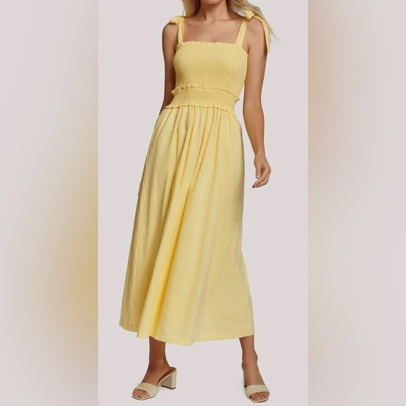 Lost + Wander Dresses & Skirts - Lost + Wander Yellow Maxi Dress Size XS (0-2) NWT